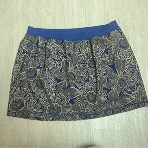 St. John's Bay skort blue floral pockets shorts plus size 1X